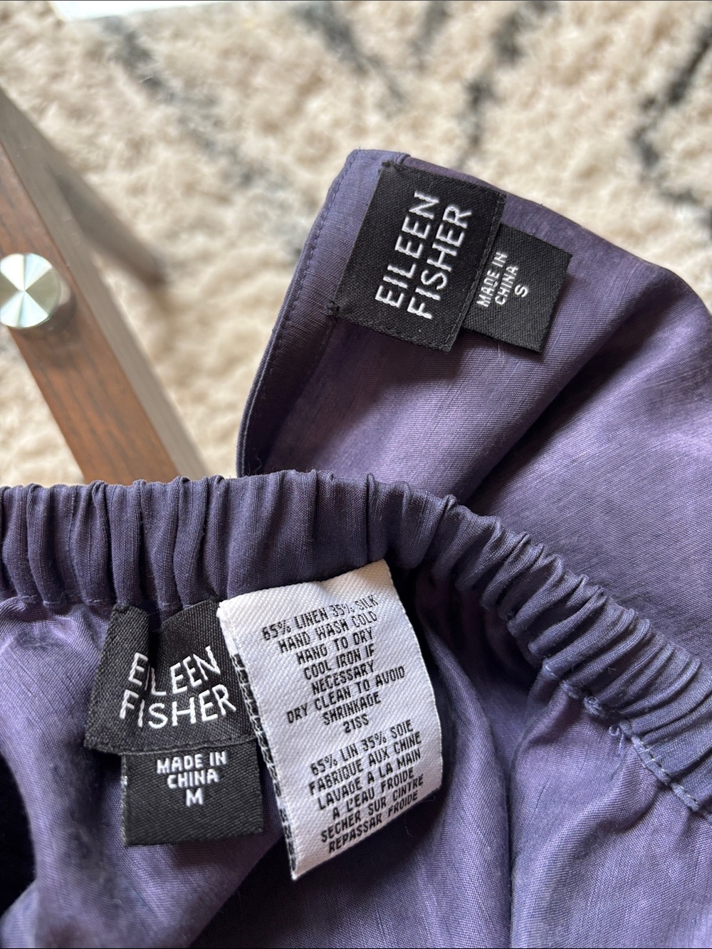 Eileen Fisher 100% Linen and Silk Skirt Set - Sizes S and M - Picture 5 of 6